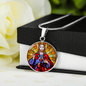 The Sacred Heart of Jesus Christ pendant necklace