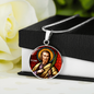 Saint Jude Thaddaeus  pendant necklace, Patron saint of  Lost Causes, St Jude Gift