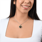 St Terese of Avila circle pendant necklace