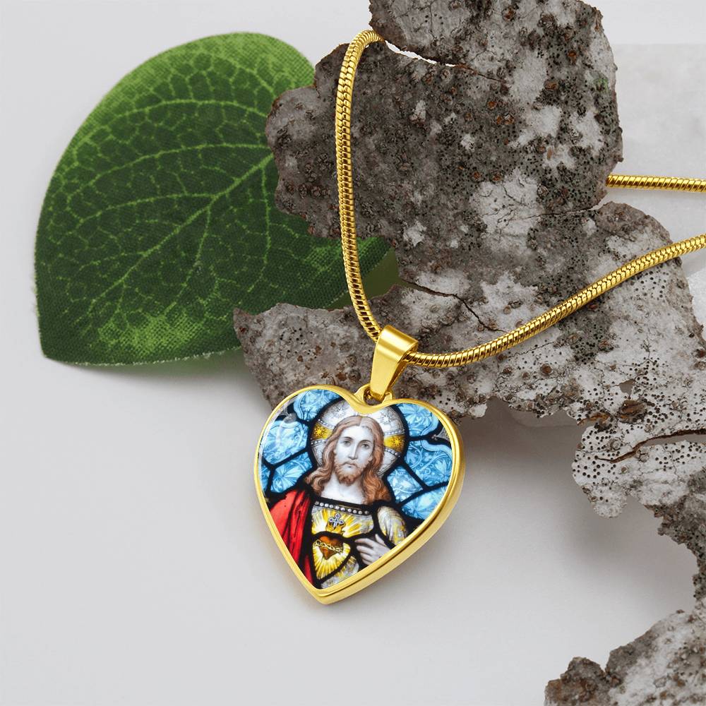 Sarced Hert of Jesus Necklace