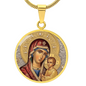 Theotokos Necklace Othodox Icon Pendant