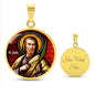 Saint Jude Thaddaeus  pendant necklace, Patron saint of  Lost Causes, St Jude Gift