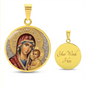 Theotokos Necklace Othodox Icon Pendant