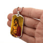 Jesus Christ The Bridegroom Dog Tag military pendant necklace