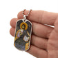 Jesus Christ Pantocrator dog tag necklace
