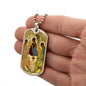 Saint Trinity Old Testament Icon Dog Tag military pendant necklace