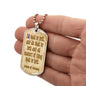 All shall be well, Julian Divine Love, Divine Love Quote, Baptism Gift Girl, Personalised Gift, Godparent Gift, Military Dog Tag Necklace