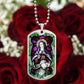 St Teresa of Avila dog tag necklace