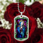 Our Lady of Sorrows, Mother of Sorrows, Our Lady Dolours, Seven Sorrows Mary, Sorrowful Mother, Our Lady of Piety pendant necklace