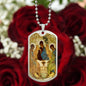 Saint Trinity Old Testament Icon Dog Tag military pendant necklace