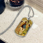 Saint Trinity Old Testament Icon Dog Tag military pendant necklace