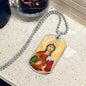 Saint Barbara Dog Tag necklace