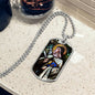 Saint Theresa of Avila Dog Tag military pendant necklace