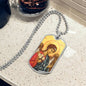 Archangel Barachiel Dog Tag military pendant necklace