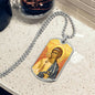 Guardian Angel  Dog Tag  necklace