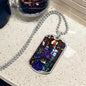 Saint Abigail Dog Tag necklace 1