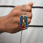 St Cecilia Dog Tag Necklace