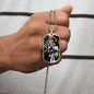 Saint Theresa of Avila Dog Tag military pendant necklace