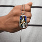 Saint Catherine of Siena Dog Tag military pendant necklace