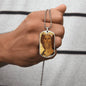 Jesus Christ Our Savior Icon Dog Tag military pendant necklace