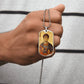 St Demetrius by Panselinos dog tag necklace