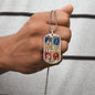 Archangels Michael, Arch Angel Michael, Personalised Gift, Archangel Gabriel, Archangel Raphael, Archangel Uriel military dog tag necklace