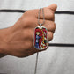 Saint Francis of Assisi Patrron of Animals Dog Tag pendant necklace