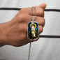 St Clare of Assisi Dog Tag necklace