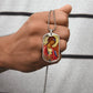 Archangel Michael Rublev dog tag necklace