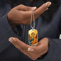 Archangel Raphael Dog Tag military pendant necklace