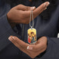 Archangel Barachiel Dog Tag military pendant necklace