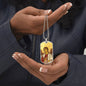 Archangel Jegudiel Dog Tag military pendant necklace