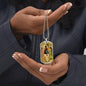 Saint Trinity Old Testament Icon Dog Tag military pendant necklace