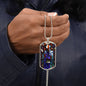 Saint Abigail Dog Tag necklace 1