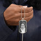 St Thérèse of Lisieux dog tag necklace