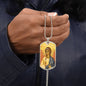 Guardian Angel  Dog Tag  necklace
