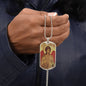 Archangel Michael miltary necklace
