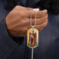 Archangel Michael Dog Tag necklace