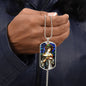 Saint Catherine of Siena Dog Tag military pendant necklace