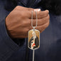 Saint Catherine of Siena Dog Tag military pendant necklace