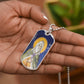 Prophet Elijah orthodox icon dog tag necklace gift