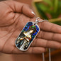Saint Catherine of Siena Dog Tag military pendant necklace