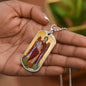Archangel Michael Dog Tag necklace