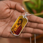 Jesus Christ The Bridegroom Dog Tag military pendant necklace