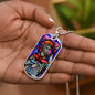 Saint Columba of Iona Dog Tag military pendant necklace