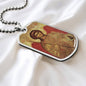 Archangel Michael miltary necklace