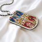 Archangels Michael, Arch Angel Michael, Personalised Gift, Archangel Gabriel, Archangel Raphael, Archangel Uriel military dog tag necklace