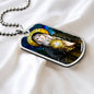 St Clare of Assisi Dog Tag necklace