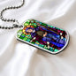 Saint Abigail Dog Tag military necklace