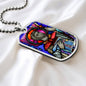 Saint Columba of Iona Dog Tag military pendant necklace